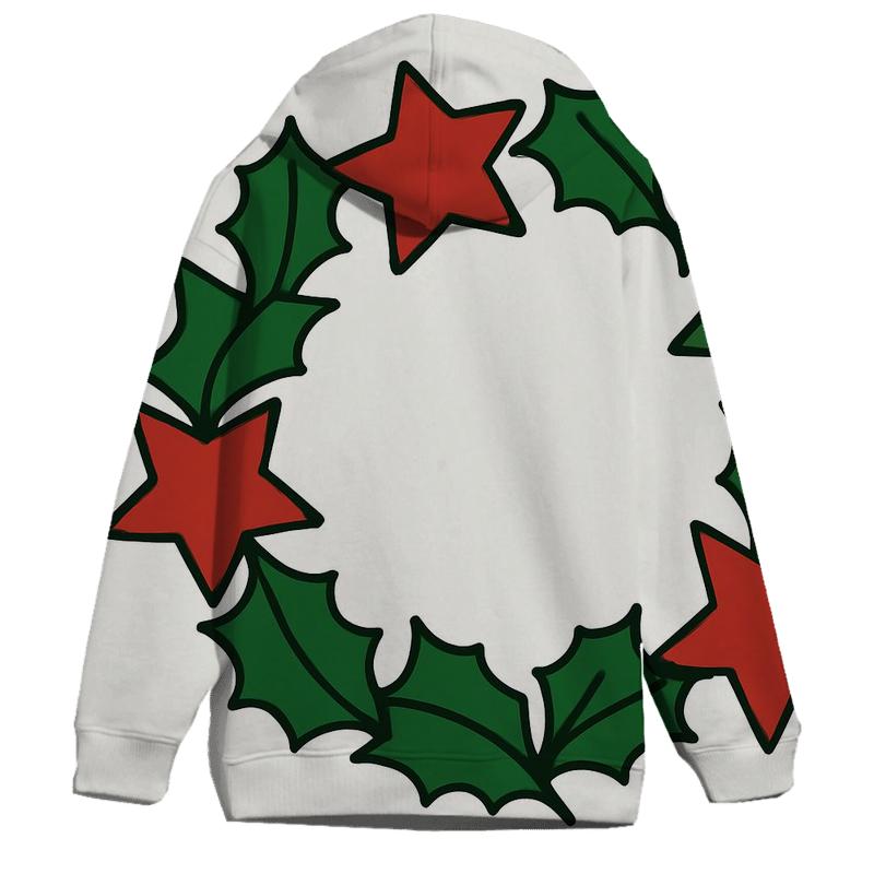 Starry Christmas Wreath Harmony designer hoodies