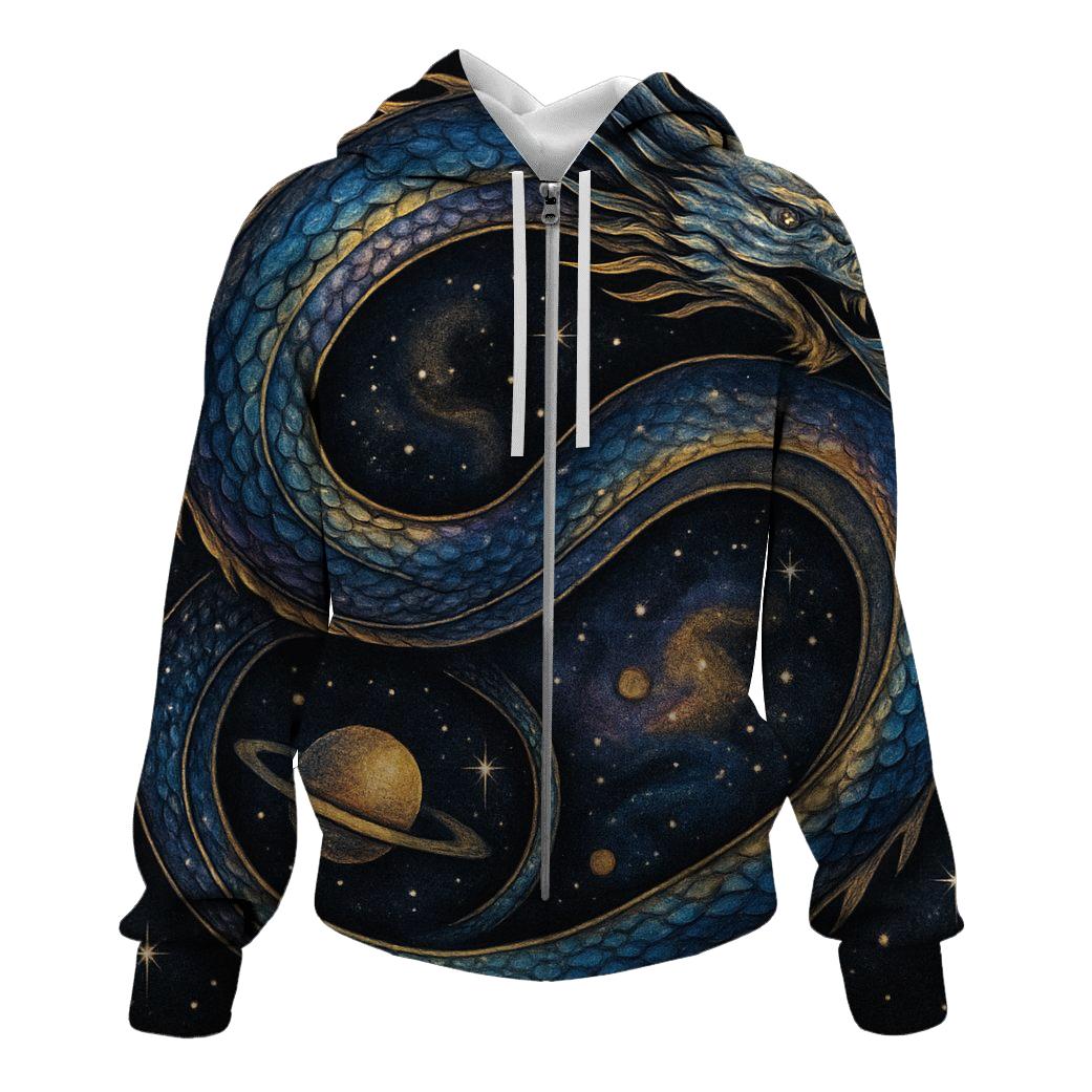 Cosmic Ouroboros Dreamweaver graphic hoodies