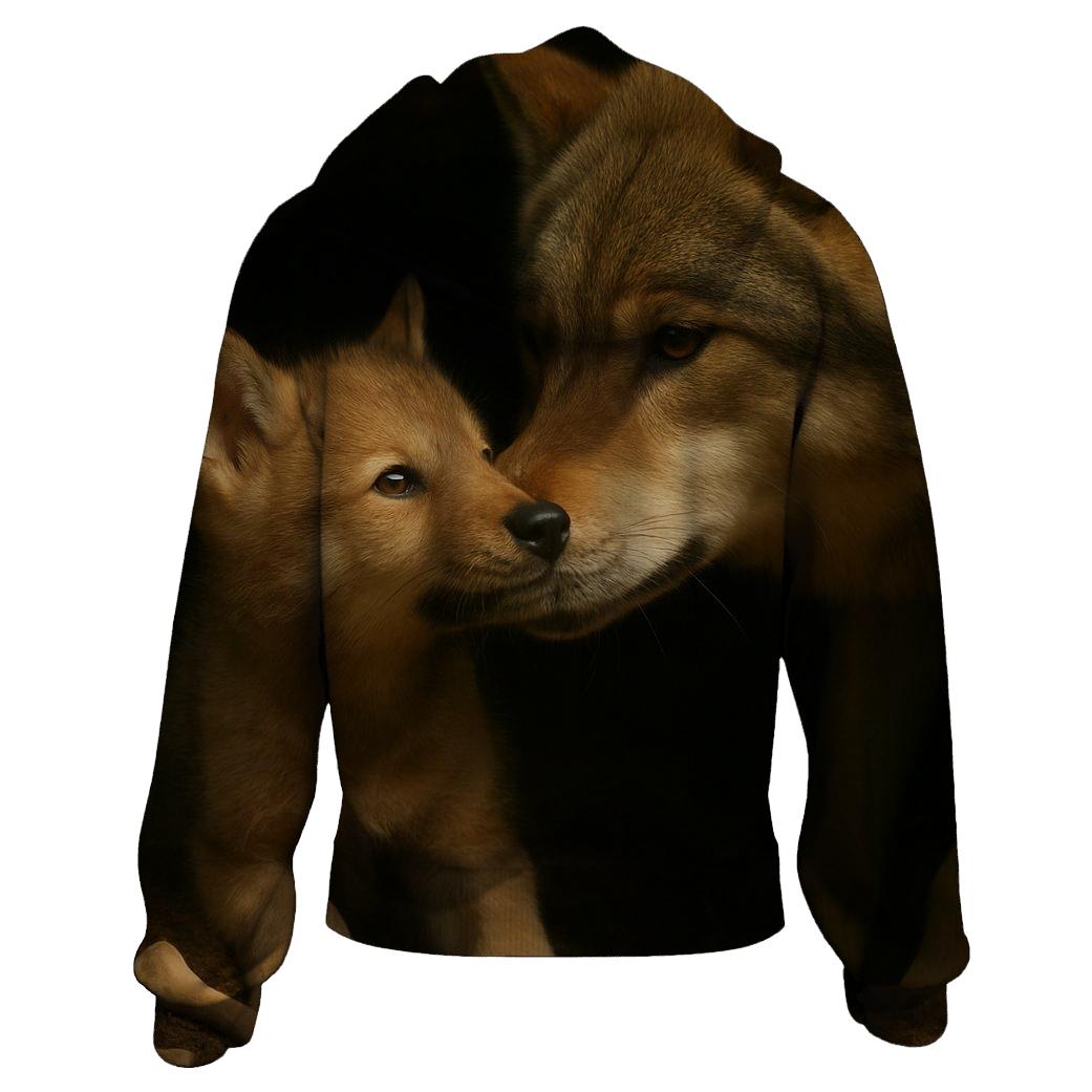 Denside Pup Lesson zip-up hoodies