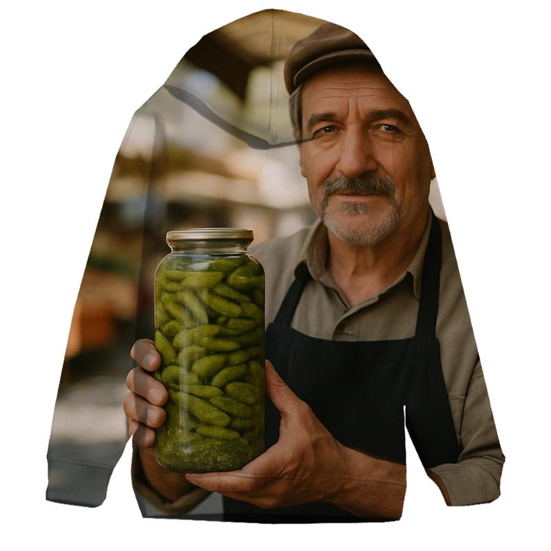 Market Jar Of Cornichon With Charcutier designer hoodies