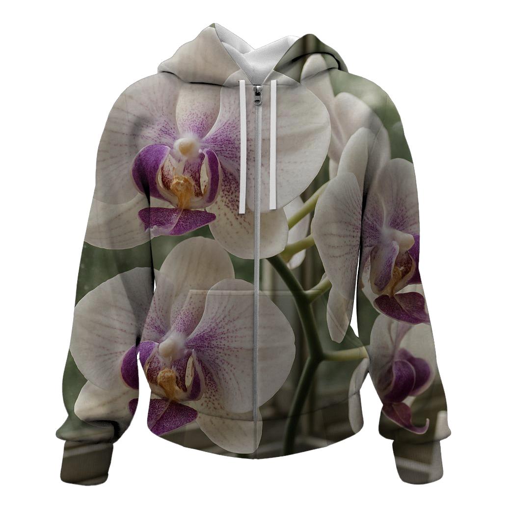 Orchid Pollination Study In Conservatory pullover hoodies
