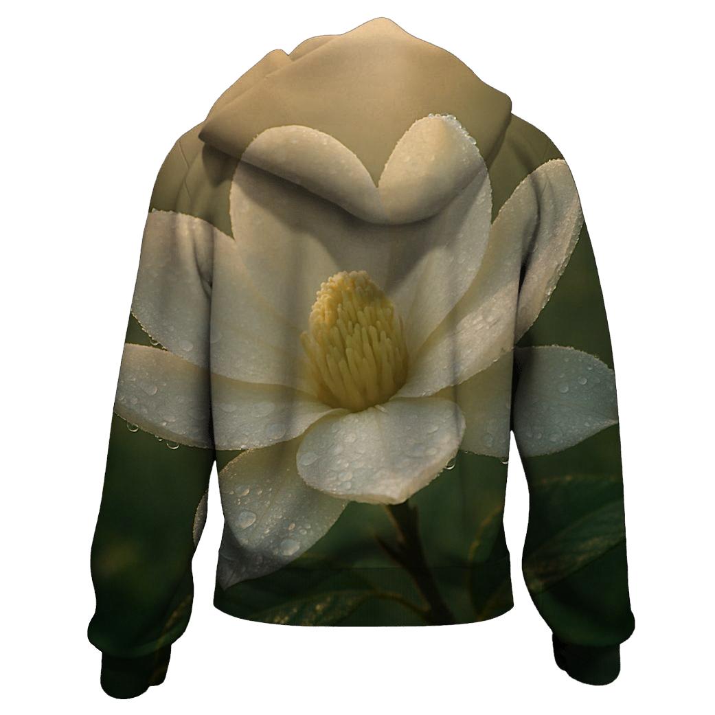 Dew Kissed Magnolia Blossom At Dawn pullover hoodies