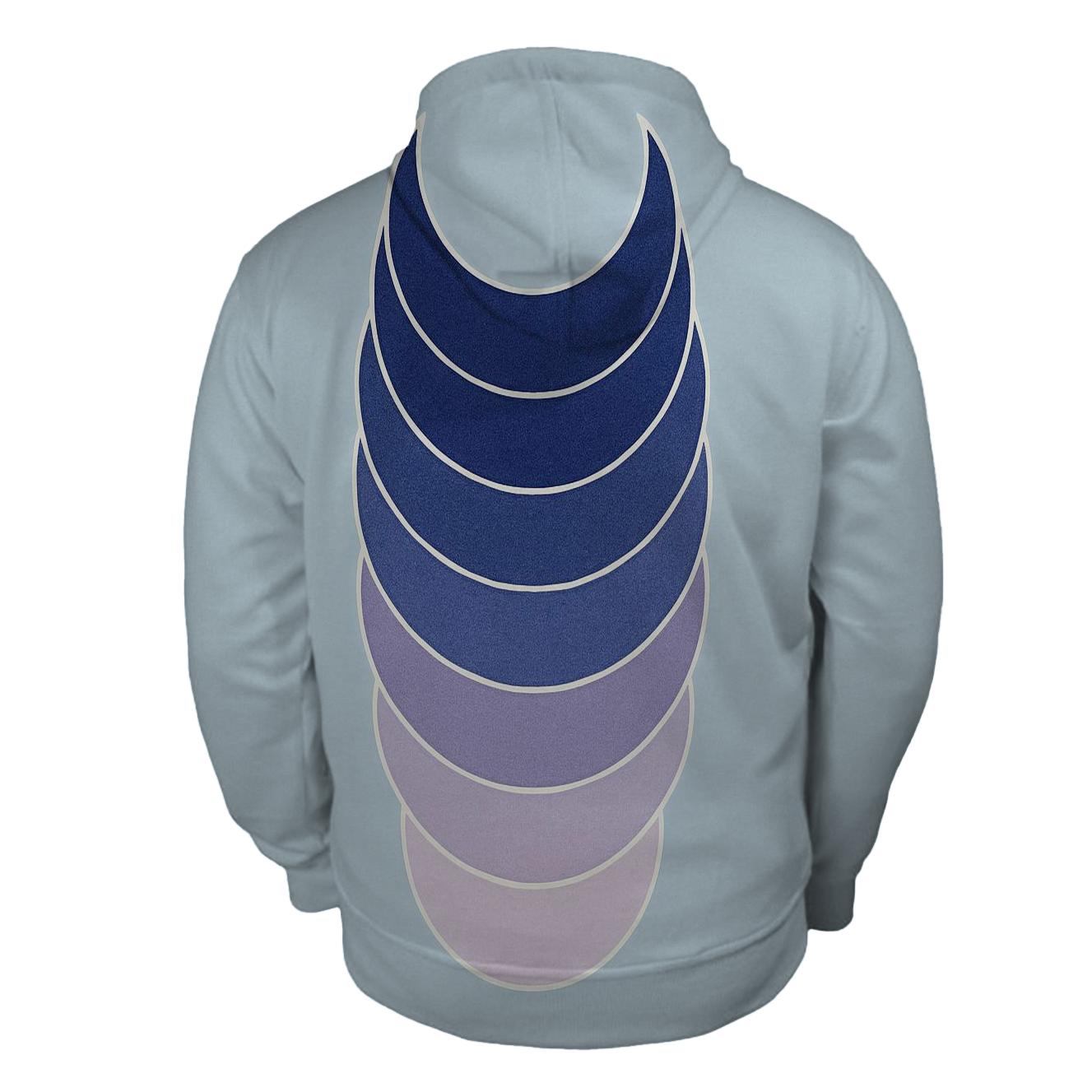 Crescent Moon Cascade pullover hoodies