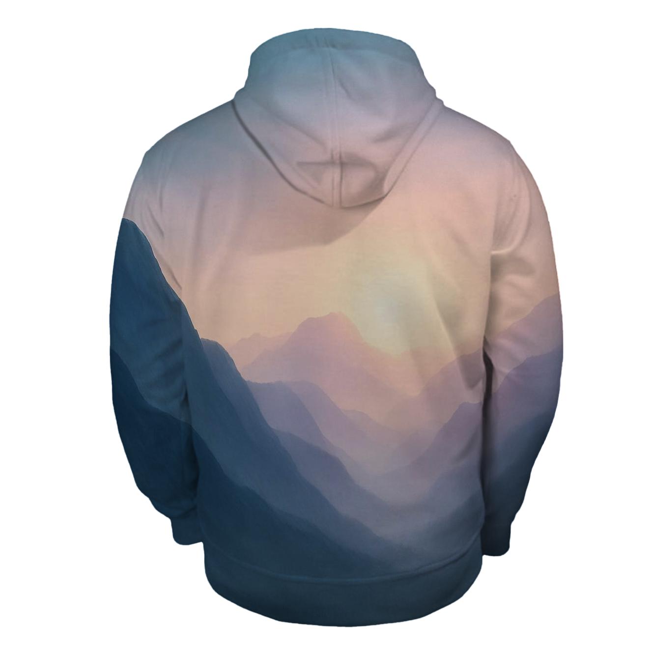 Silk Glacier Fade hoodies fashion
