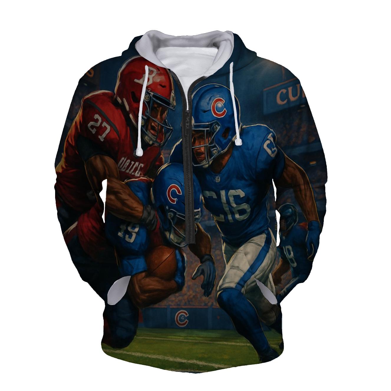 Epic Football Clash Braves Versus Cubs designer hoodies