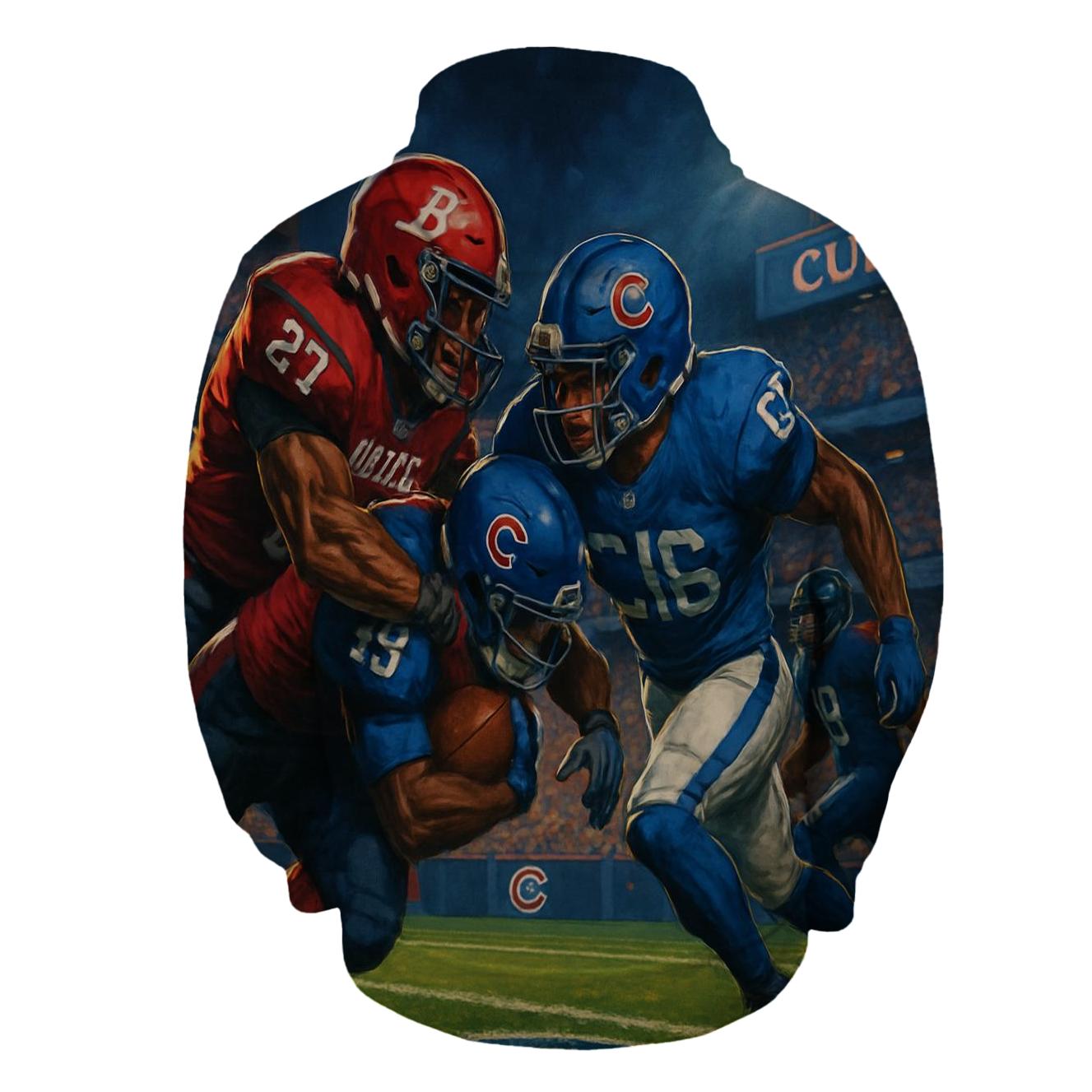 Epic Football Clash Braves Versus Cubs designer hoodies