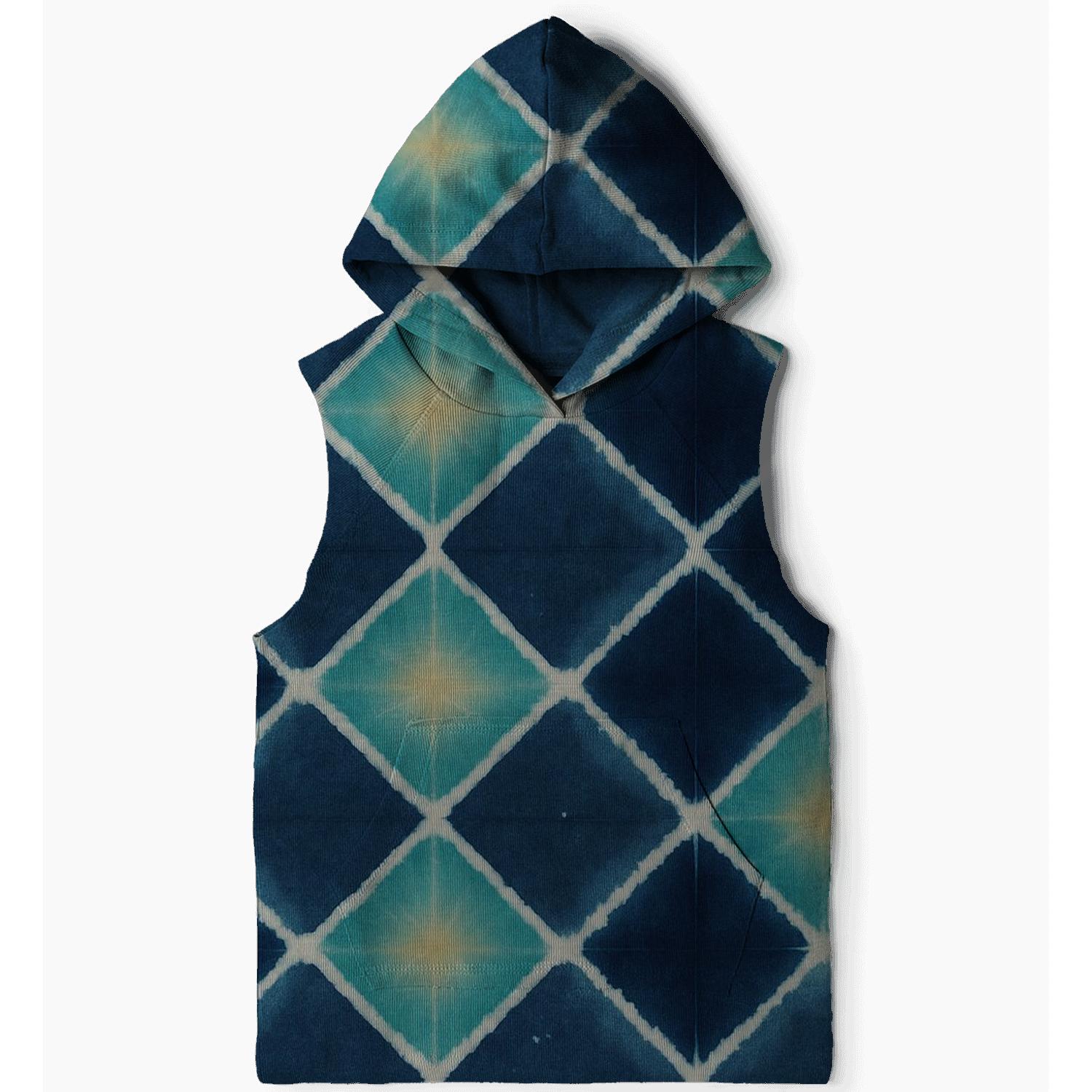 Orbital Itajime Grid zip-up hoodies