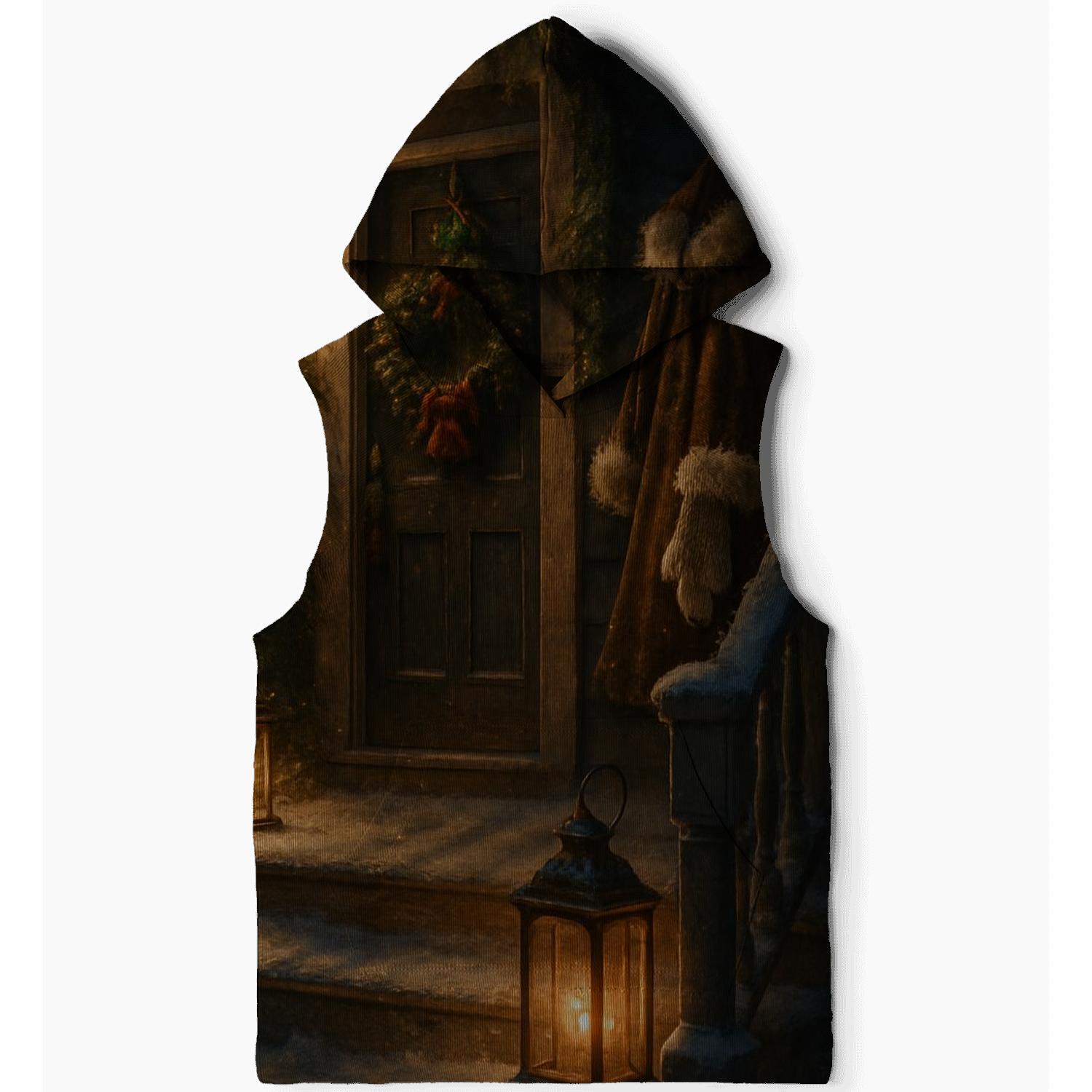 Moonlit Mistletoe Porch hoodie styles