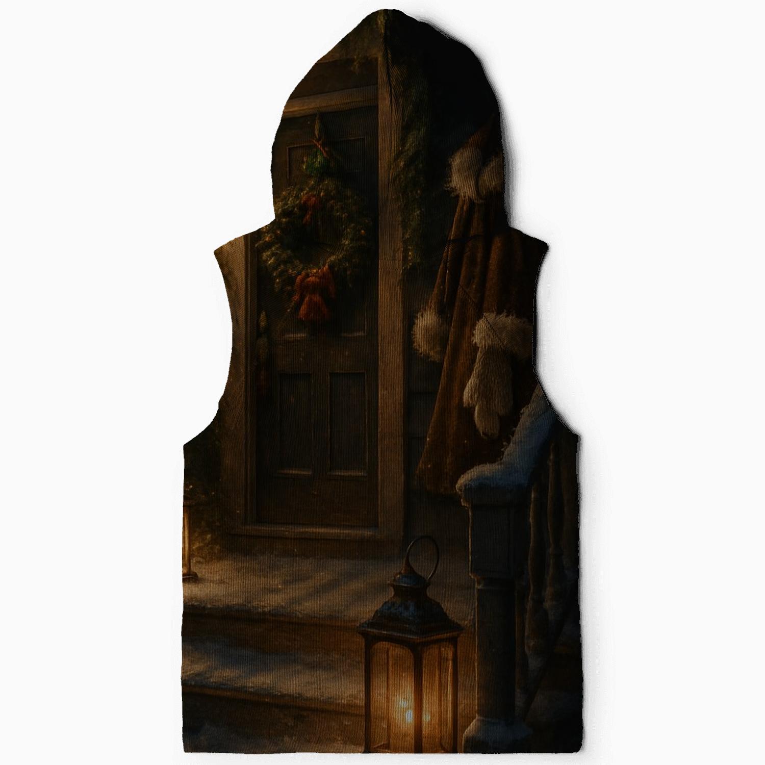 Moonlit Mistletoe Porch hoodie styles