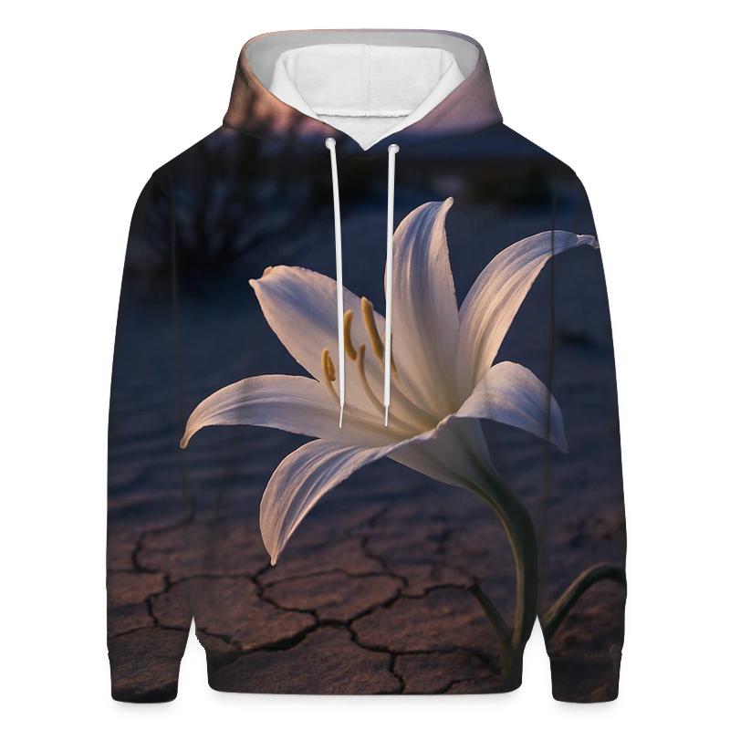 Desert Evening Desert Lily Bloom lightweight hoodies