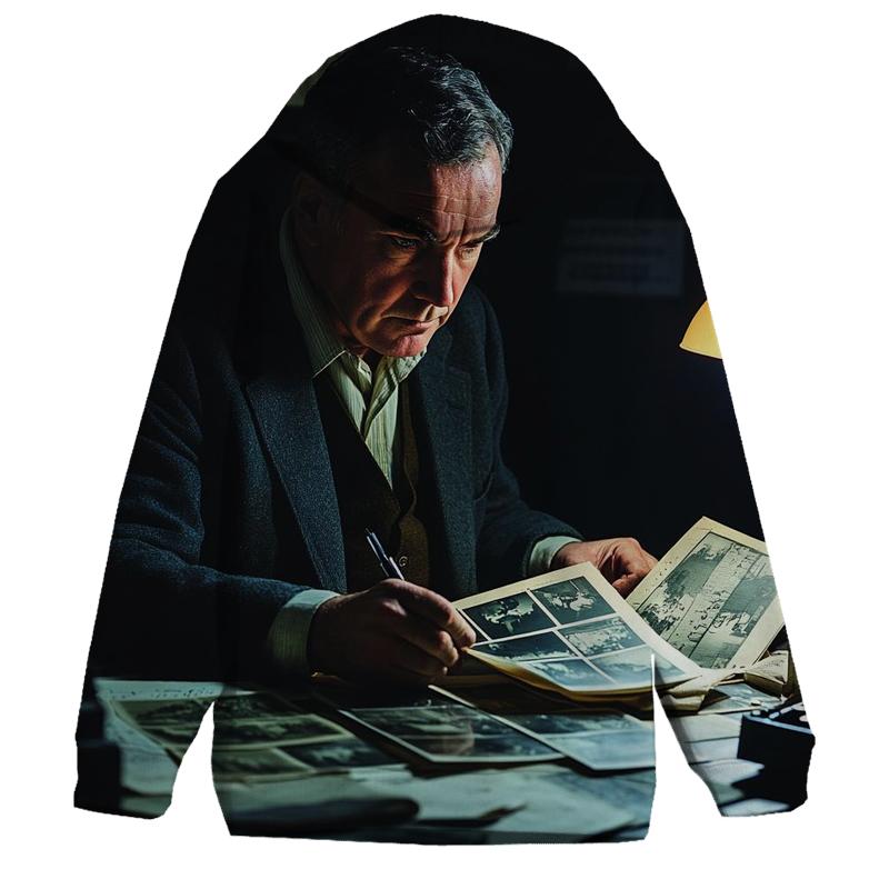 Graham Greene Reviewing The Third Man Film Stills premium hoodies