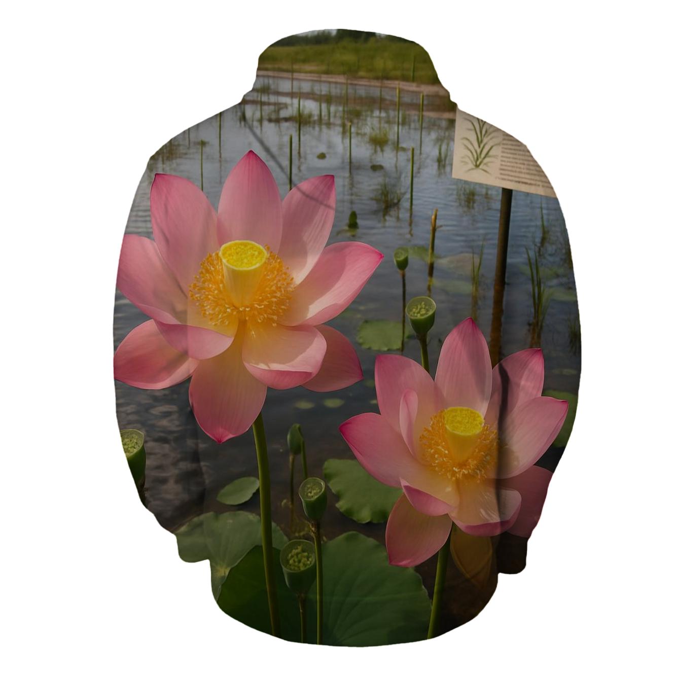 Floodplain Lotus Restoration Patch hoodies fashion