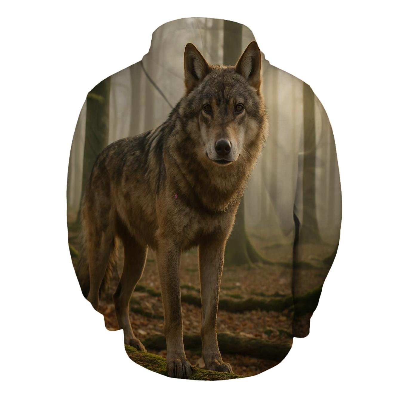 Old World Forest Sentinel printed hoodies