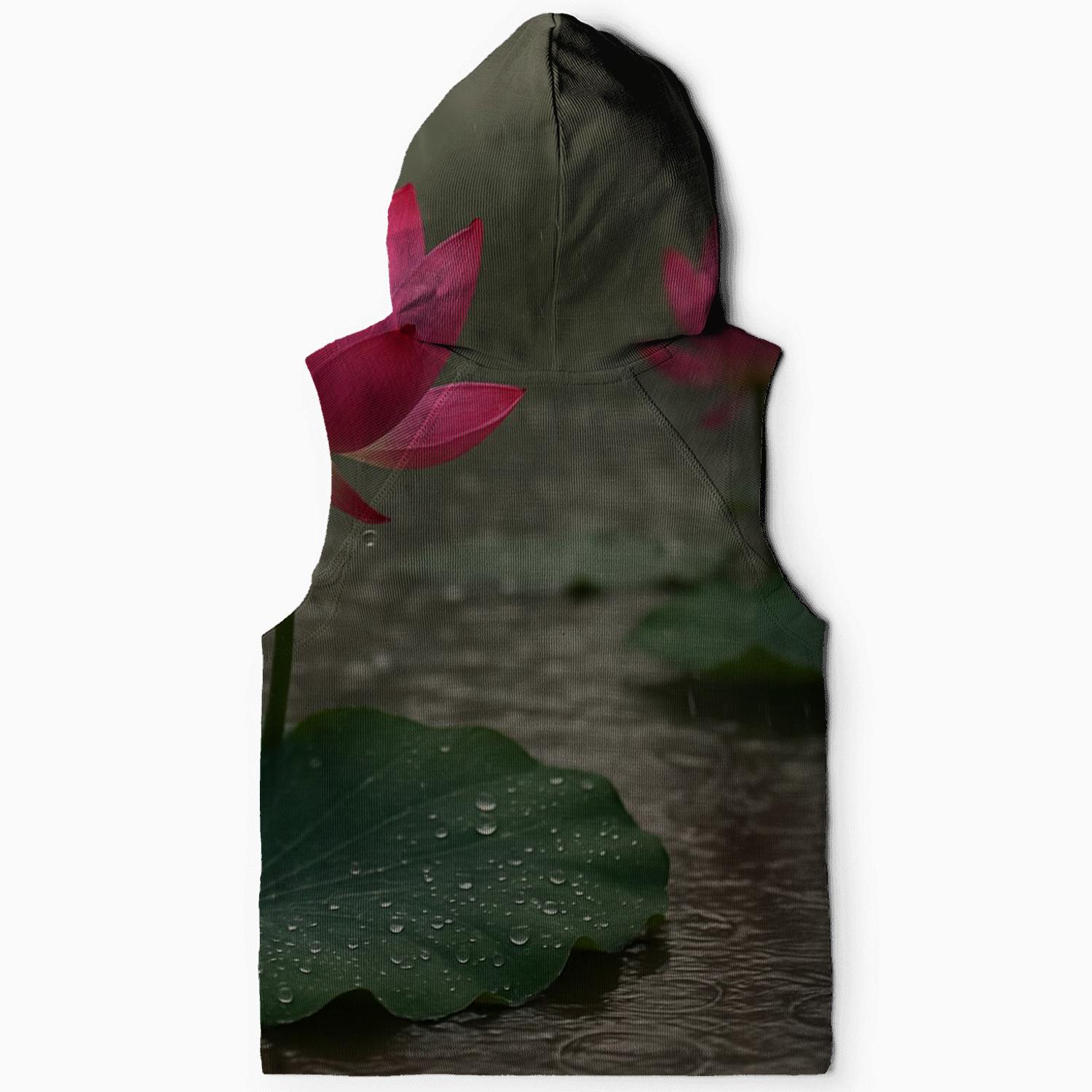 Monsoon Lotus Pond After Rain hoodie trends