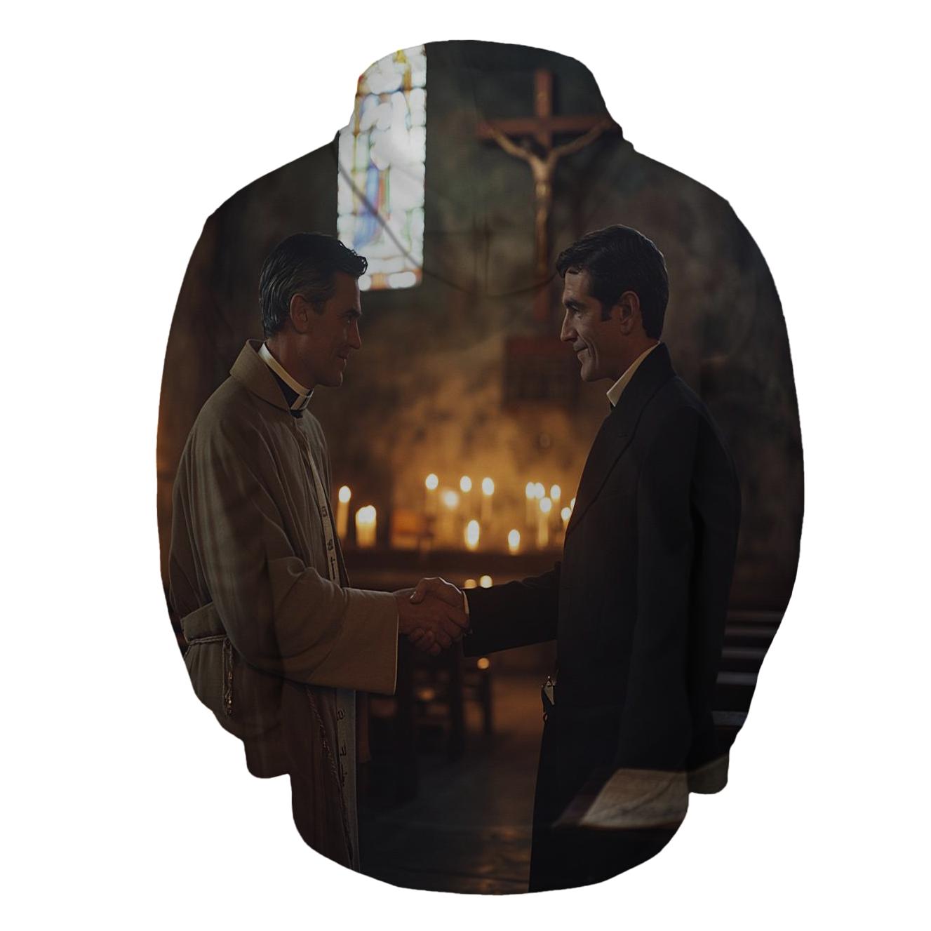 Graham Greene Visiting A Parish Mission premium hoodies