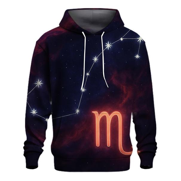 Scorpio Nebula Constellation Glow hoodie designs