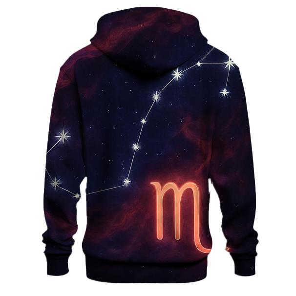 Scorpio Nebula Constellation Glow hoodie designs