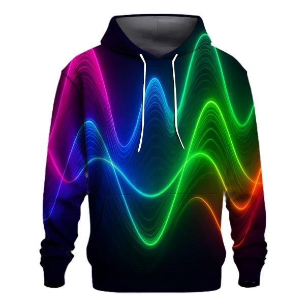 Neon Wave printed hoodies