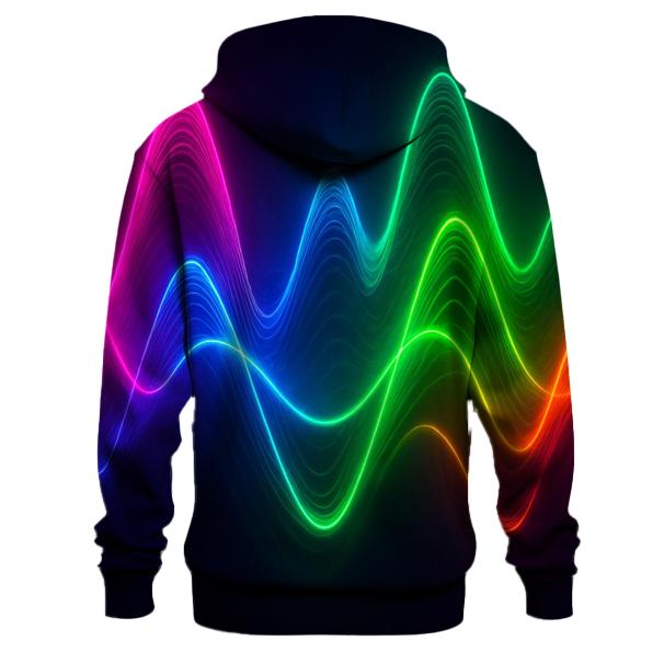 Neon Wave printed hoodies