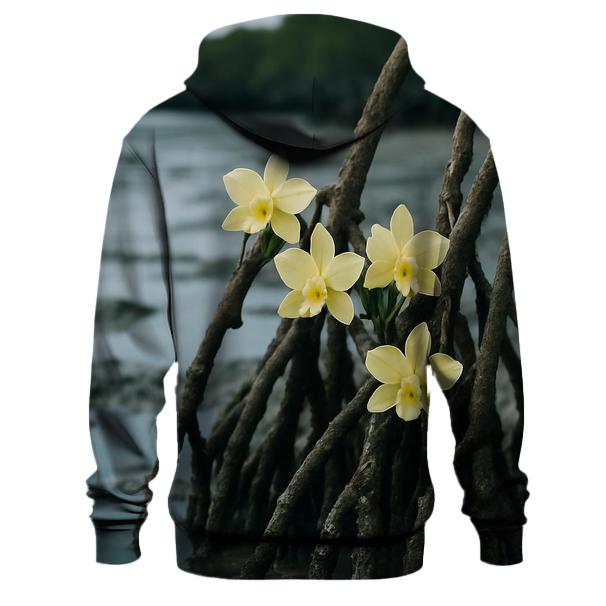 Mangrove Orchid Tide Study graphic hoodies