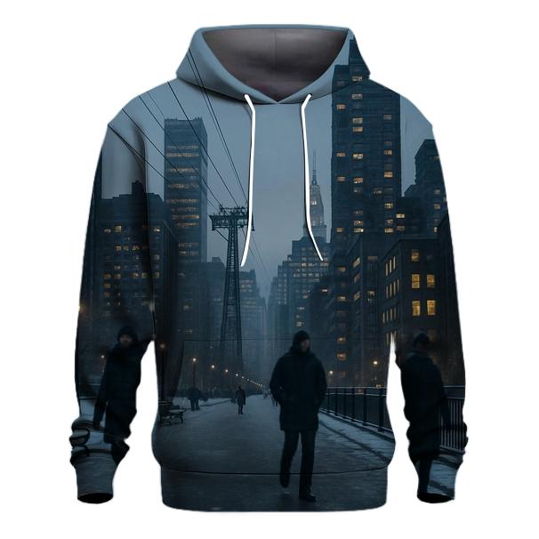 Winter Twilight From Roosevelt Island lightweight hoodies