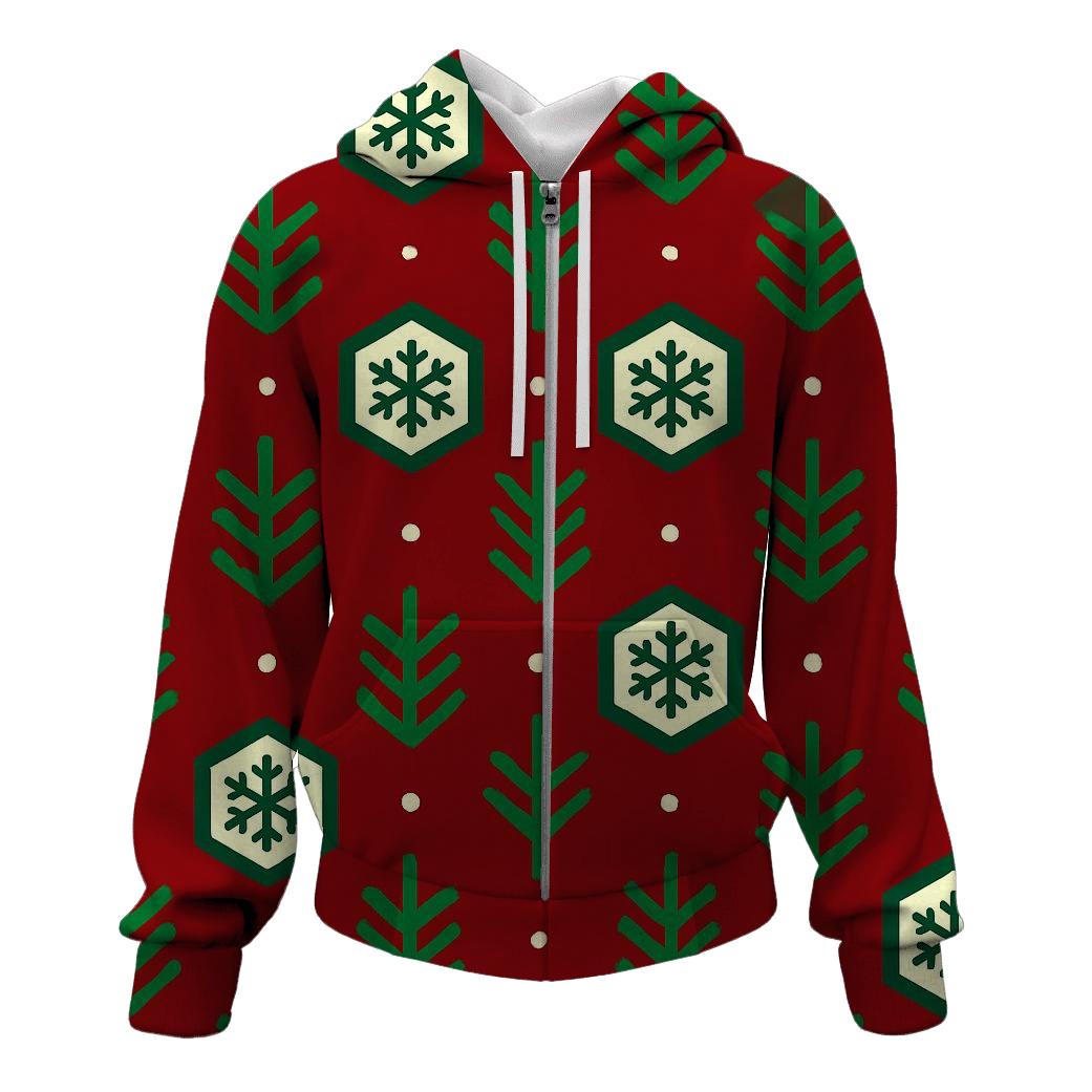 Snowflake Lattice Parade hoodie styles