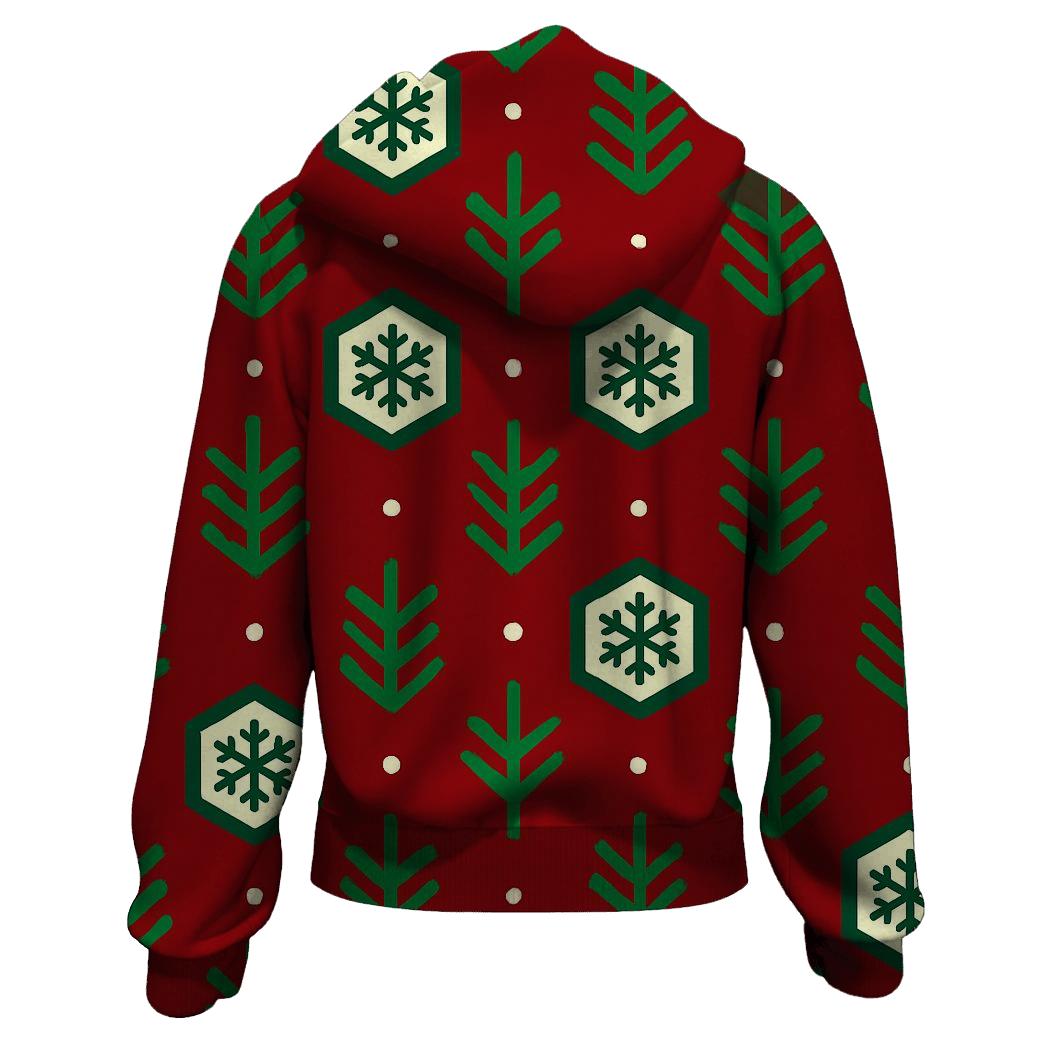 Snowflake Lattice Parade hoodie styles