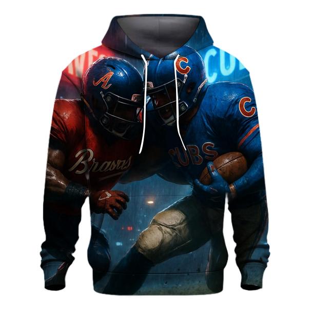 Midnight Rivalry Braves Vs Cubs Arena Clash premium hoodies