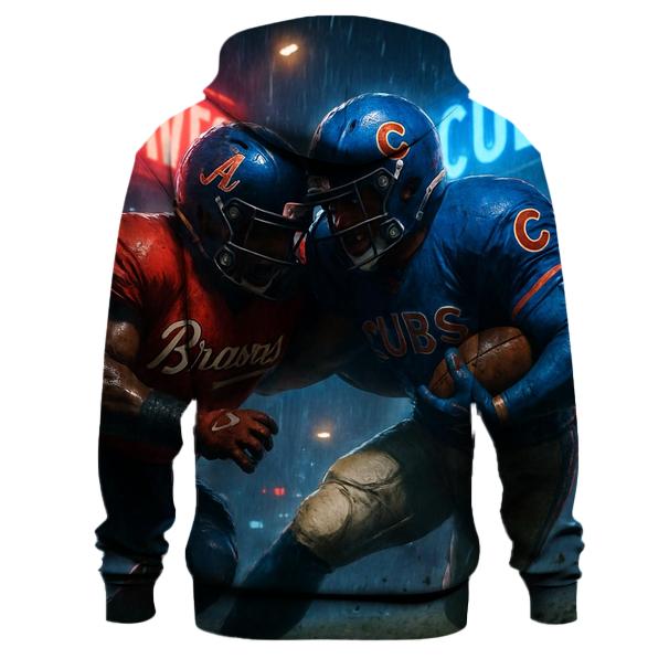 Midnight Rivalry Braves Vs Cubs Arena Clash premium hoodies