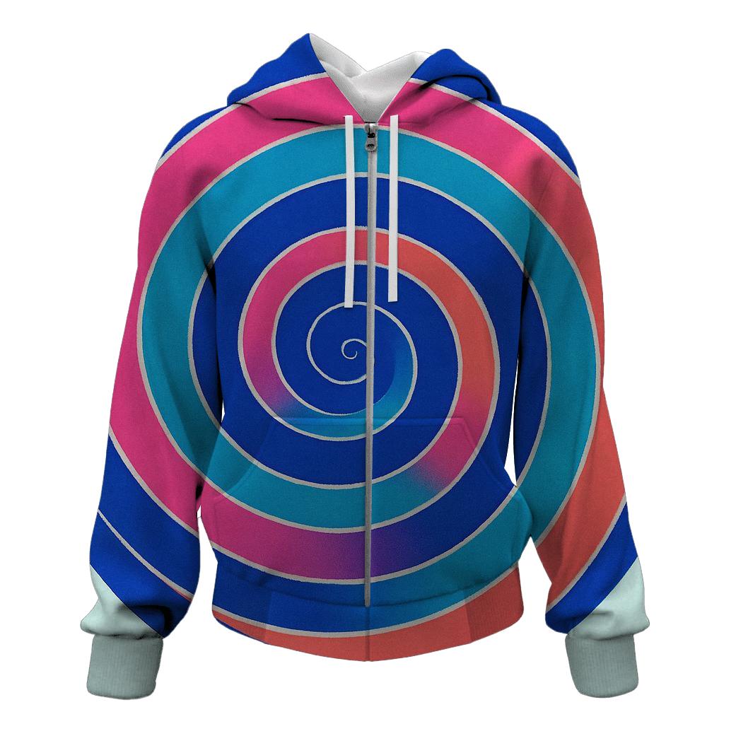 Cosmic Spiral Tie Dye pullover hoodies