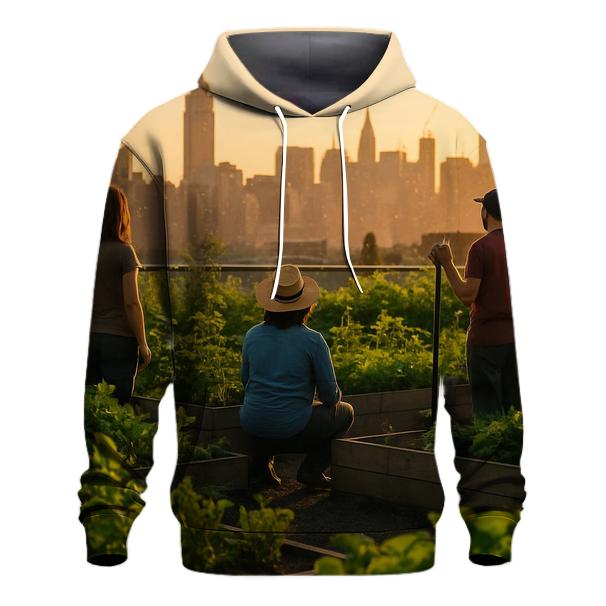 Queens Botanical View At Golden Hour hoodie styles