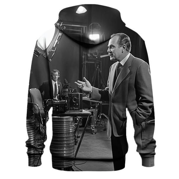 Graham Greene Advising On A Black And White Film Set hoodie designs