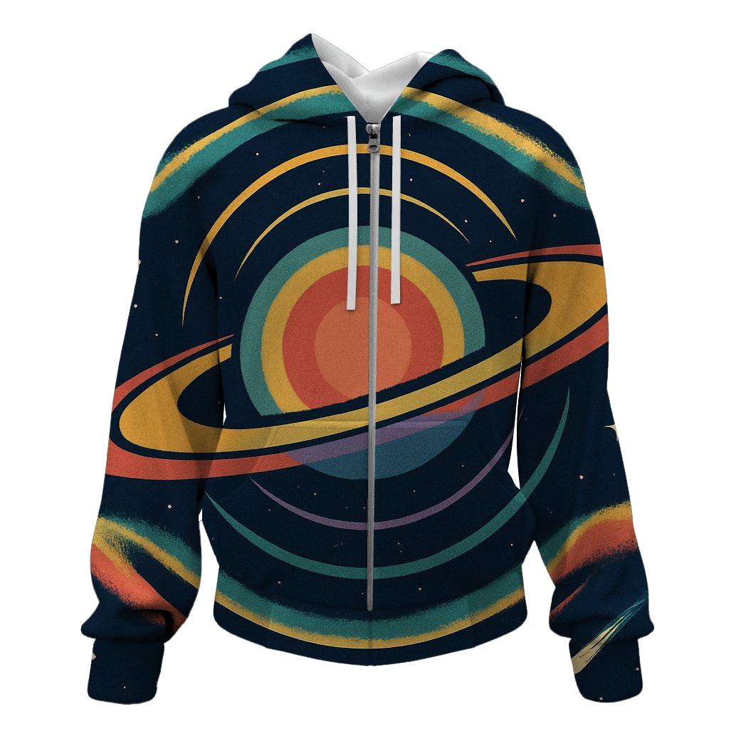 Aurora Ringplane Mosaic hoodie trends