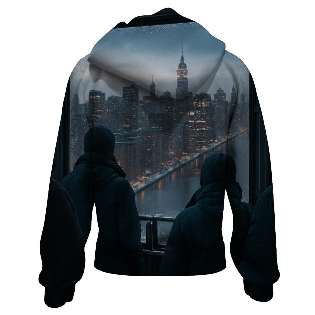 Winter Evening From Roosevelt Island Tram hoodies fashion