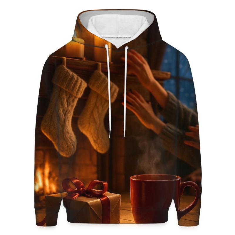 Hearthside Gift Unwrapping heavyweight hoodies