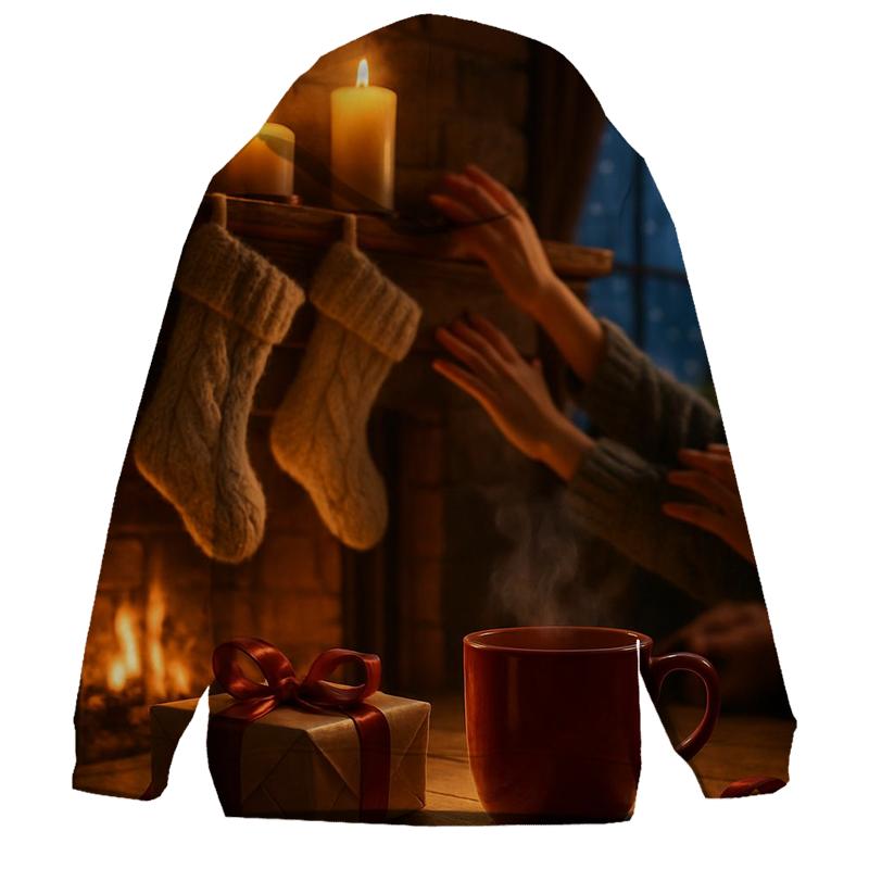 Hearthside Gift Unwrapping heavyweight hoodies