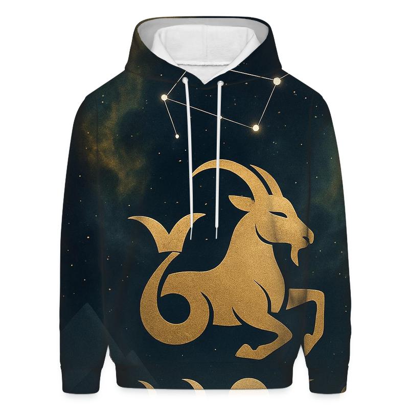 Capricorn Sea Goat Nebula Map custom hoodies