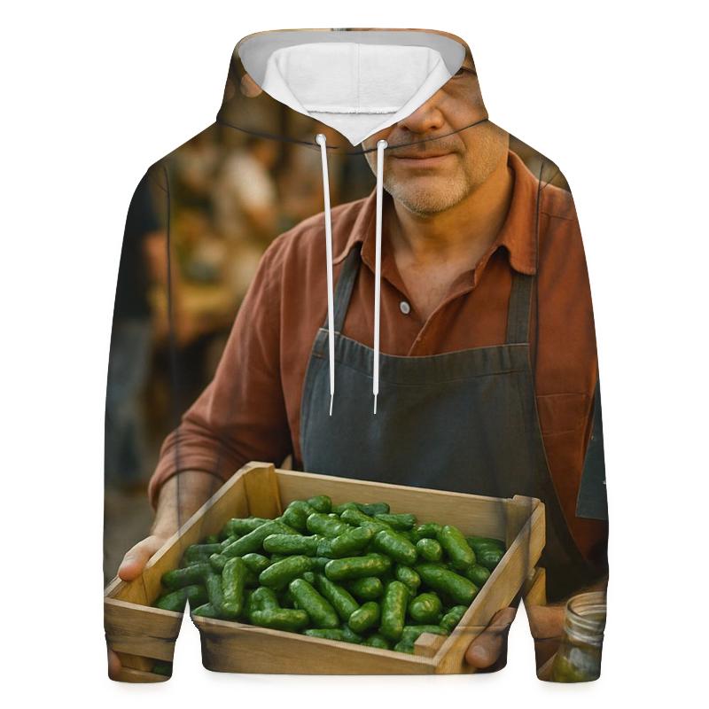 Lyon Market Cornichon Vendor heavyweight hoodies