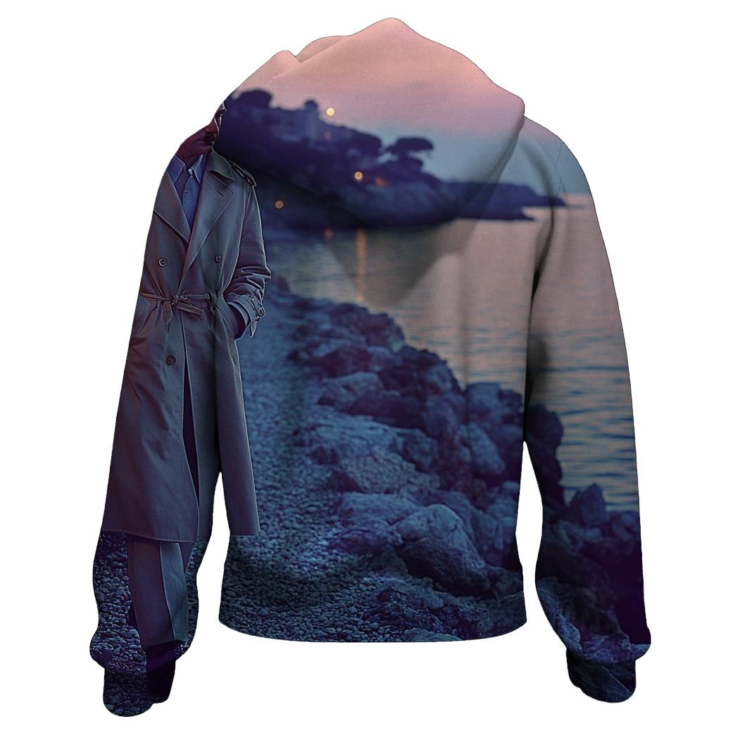 Coastal Walk Near Antibes At Dusk hoodie styles