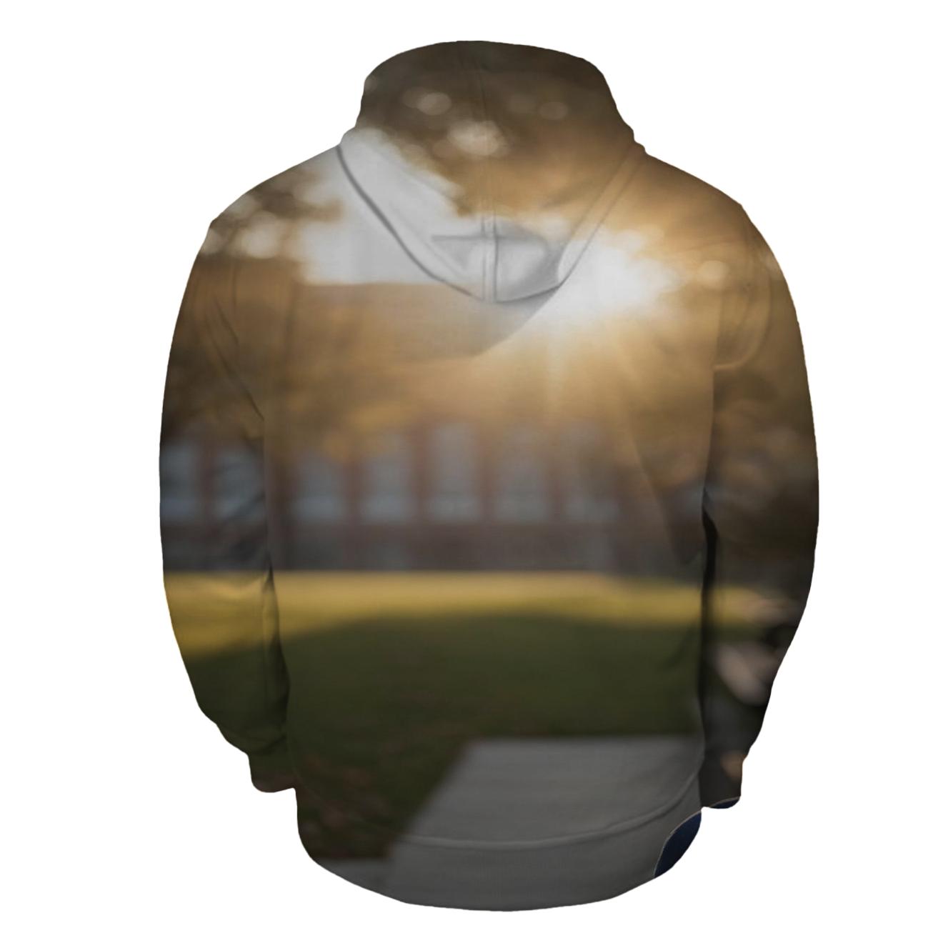 Campus Conversation At Dawn custom hoodies
