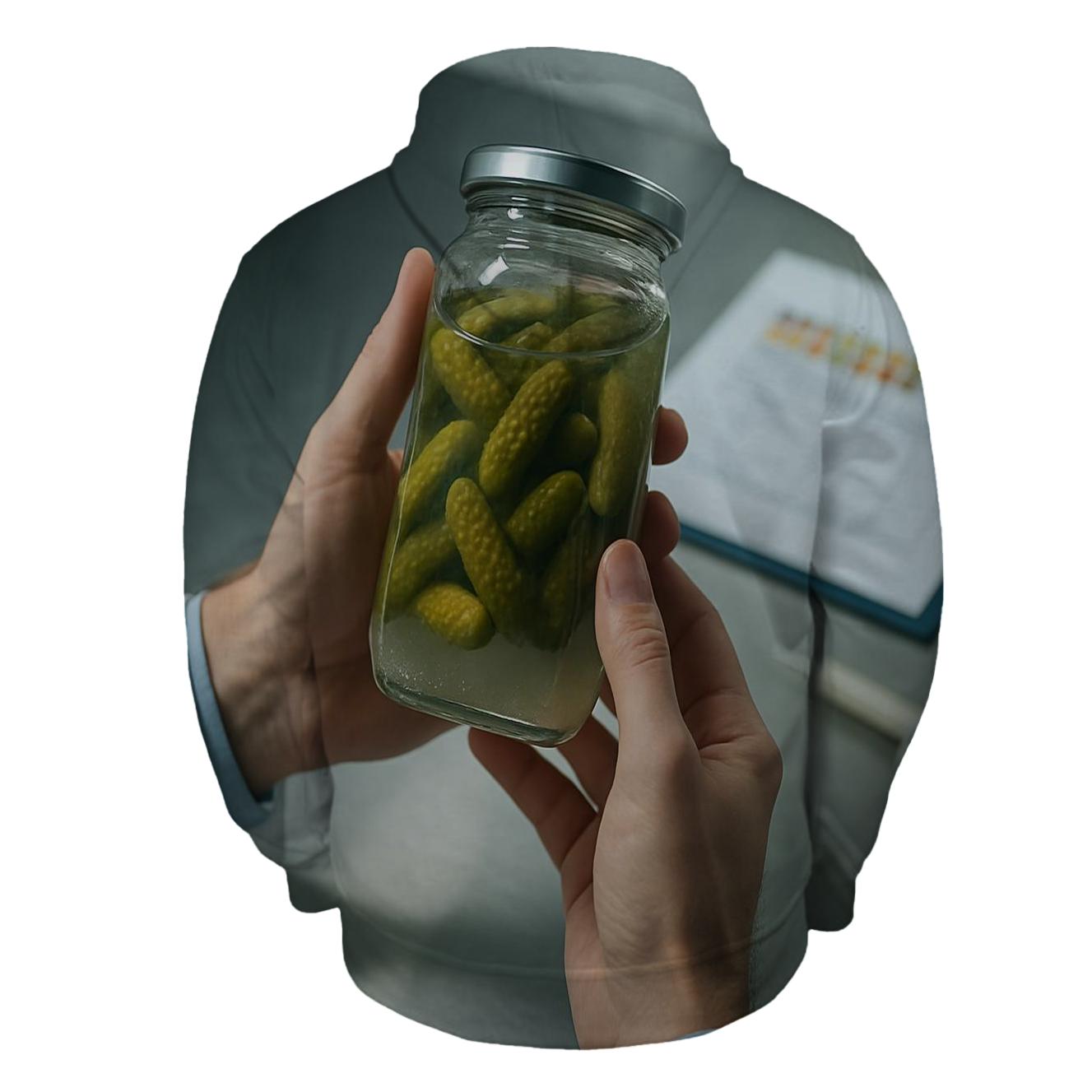 Fermentation Lab Study Of Cornichon Brine heavyweight hoodies