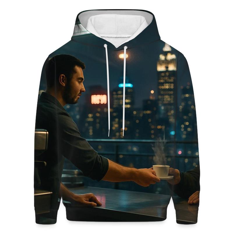 Neon Diner Overlook At Midnight designer hoodies