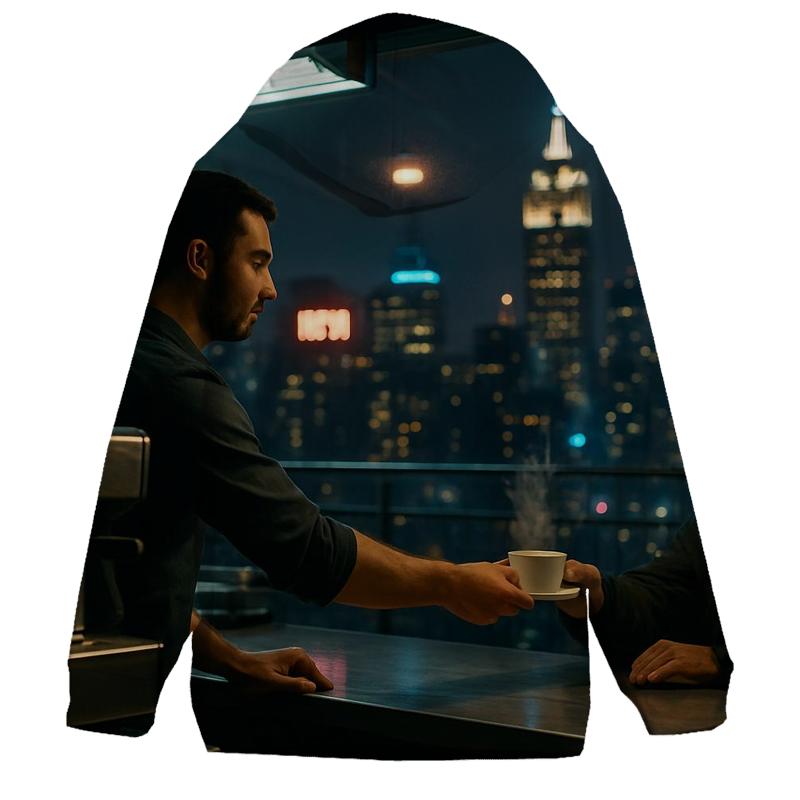 Neon Diner Overlook At Midnight designer hoodies