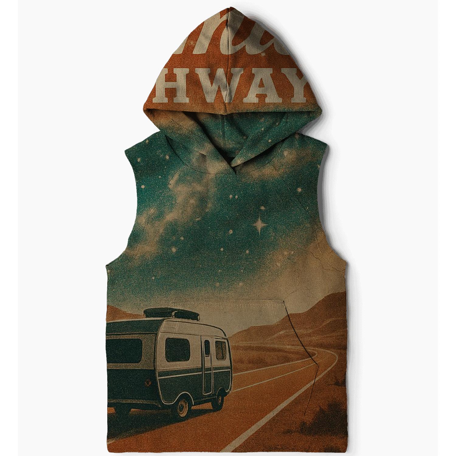 Rustic Cosmic Roadtrip Poster lightweight hoodies