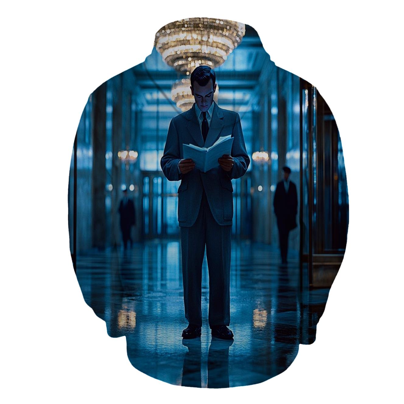 Diplomatic Lobby At Dusk custom hoodies