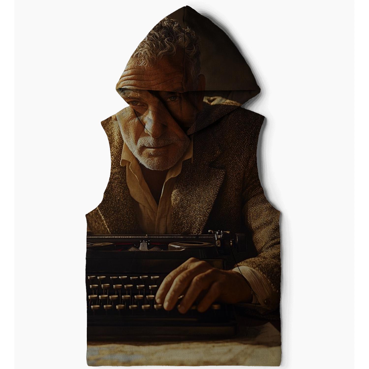 Graham Greene At Havana Typewriter pullover hoodies