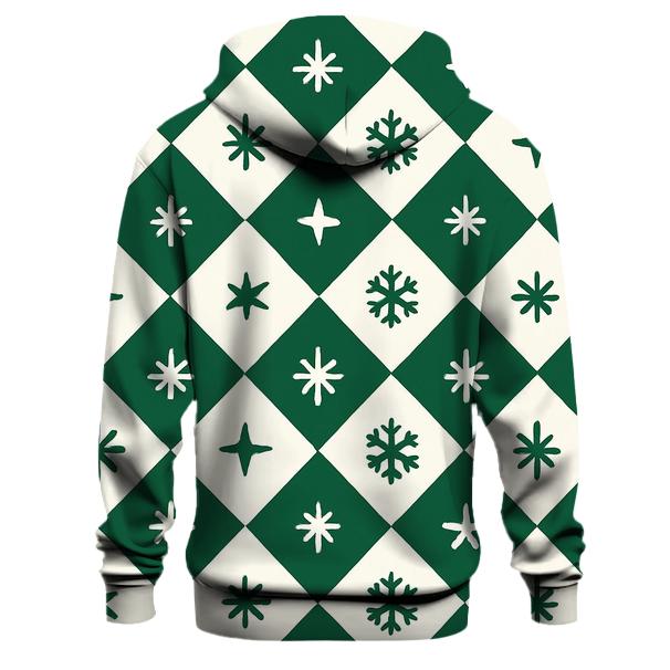 Cosmic Snowgrid graphic hoodies