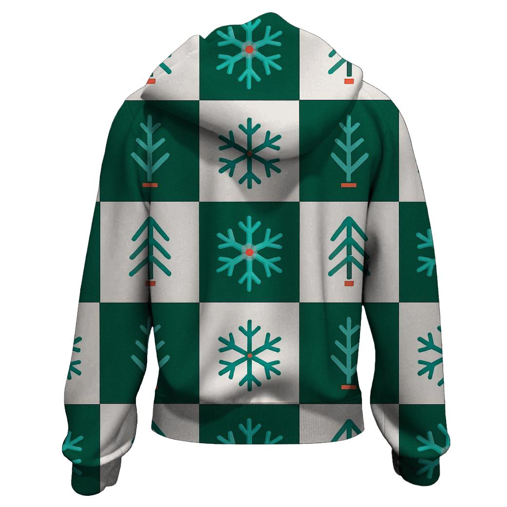 Snowflake Checker Parade hoodie designs