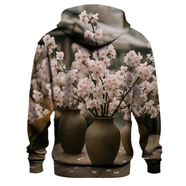 Cherry Blossom Market Stall heavyweight hoodies