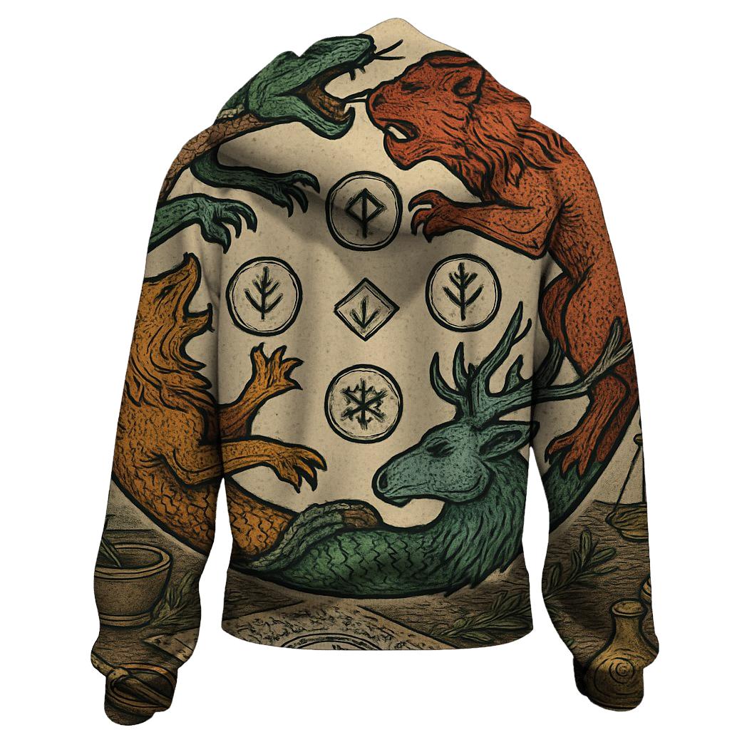 Alchemical Loop Of Seasons designer hoodies